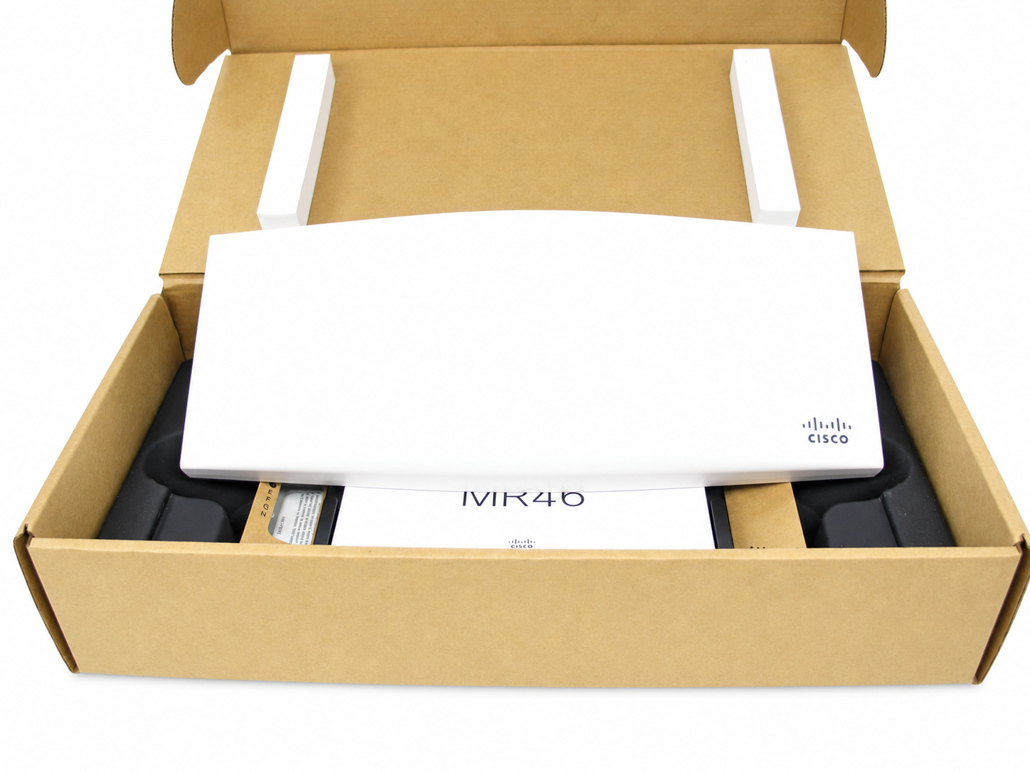 Meraki access point in an open box